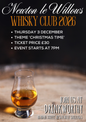 27. Whisky Tasting Night: Christmas Special | Thursday 3 December 7PM