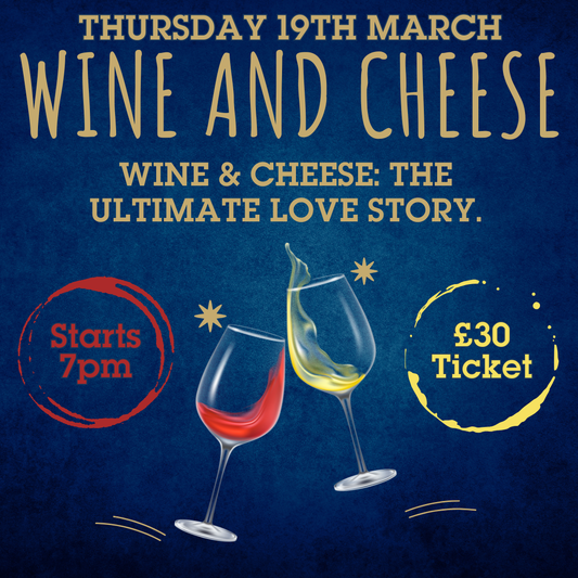 06. Wine Tasting 2026 - Thursday 19th March at 7pm - Cheese & Wine