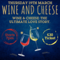 06. Wine Tasting 2026 - Thursday 19th March at 7pm - Cheese & Wine