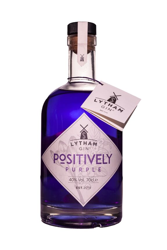 Lytham Positively Purple Colour Changing Gin 70cl 40%