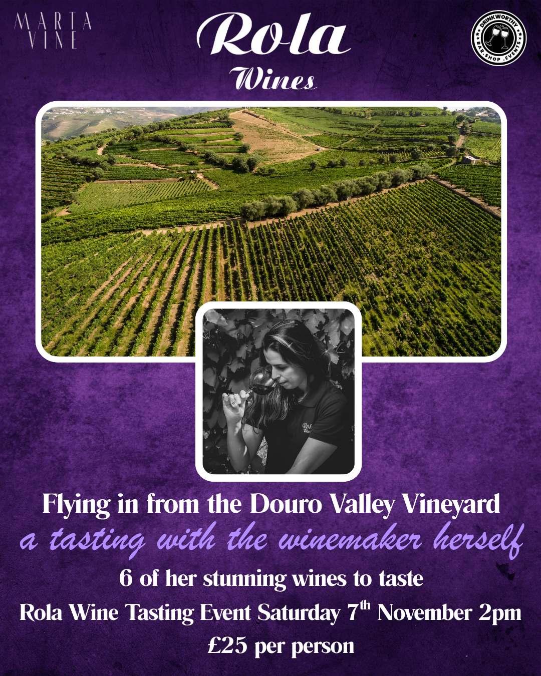 26b. Meet Ana Rola – The Winemaker Behind Rola Wines - SATURDAY 7 NOVEMBER 2026 - 2pm