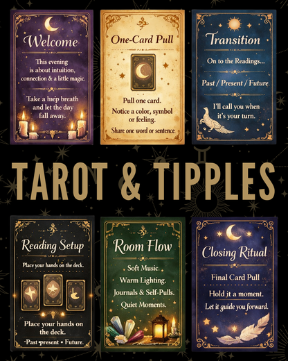20.1  Tarot & Tipples 2 -  Thursday 6th August 2026