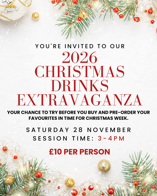 26g. Christmas Drinks Extravaganza 2026 - SATURDAY 28 NOVEMBER 2026 3 - 4pm