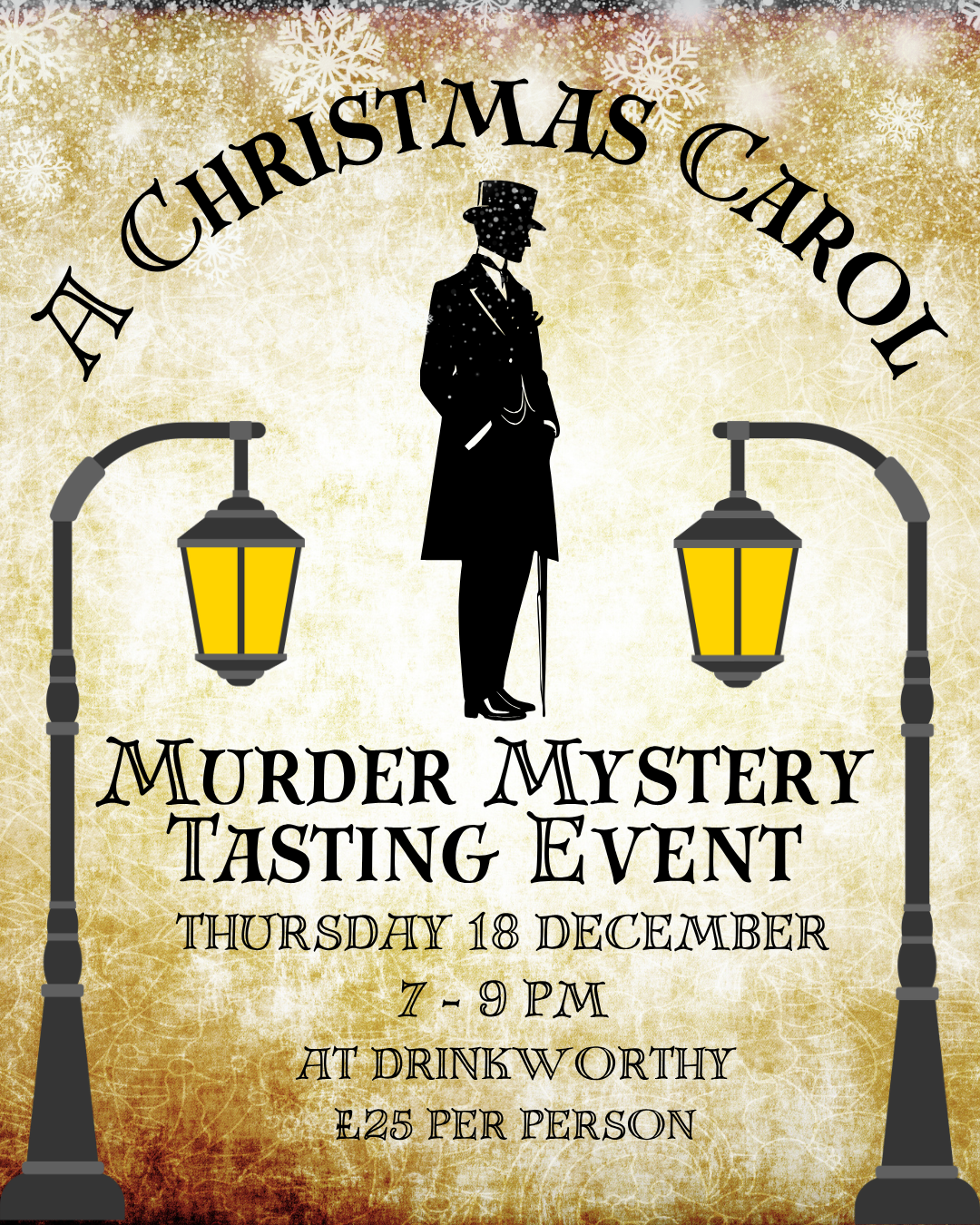 17. A Christmas Carol Murder Mystery Tasting Event - Thursday 18th December