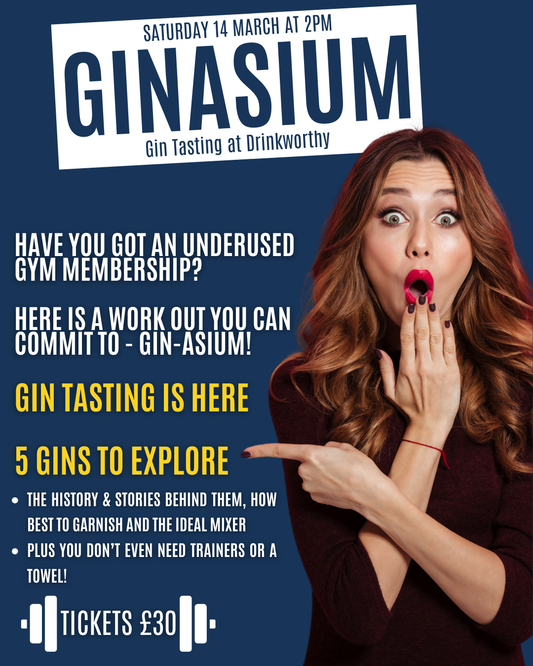 01 GINASIUM - GIN TASTING - SATURDAY 14 MARCH 2PM