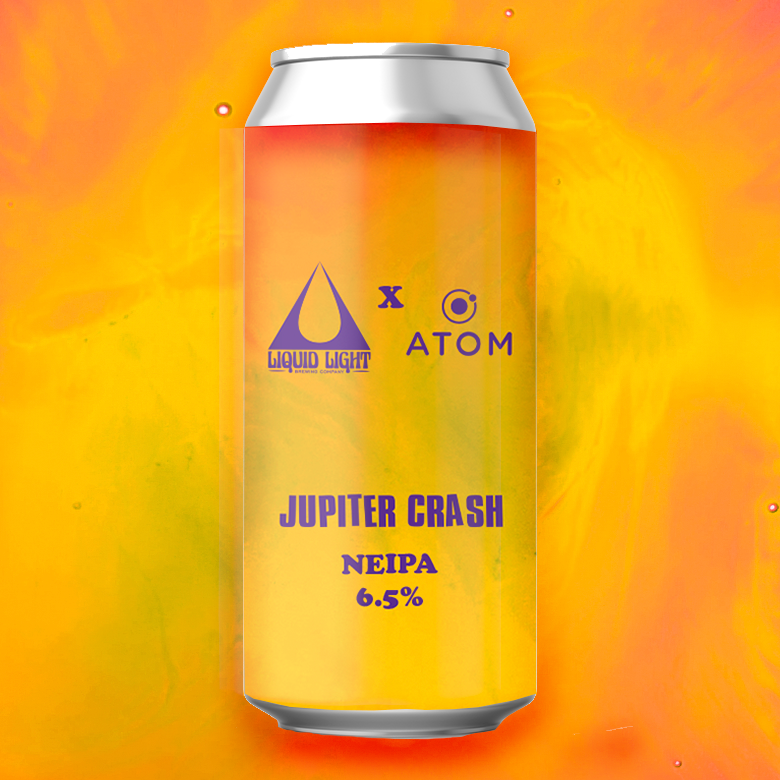 Liquid Light x Atom Jupitor Crash NEIPA 6.5% 440ml