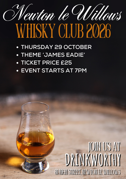 25f. Whisky Tasting Night: James Eadie Showcase | Thursday 29 October 7PM