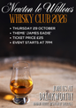 25f. Whisky Tasting Night: James Eadie Showcase | Thursday 29 October 7PM