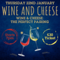 01. Wine Tasting 2026 – Thursday 22nd January 2026 – Wine & Cheese