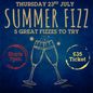19. Summer Fizz Tasting Night | Thursday 23 July 7PM