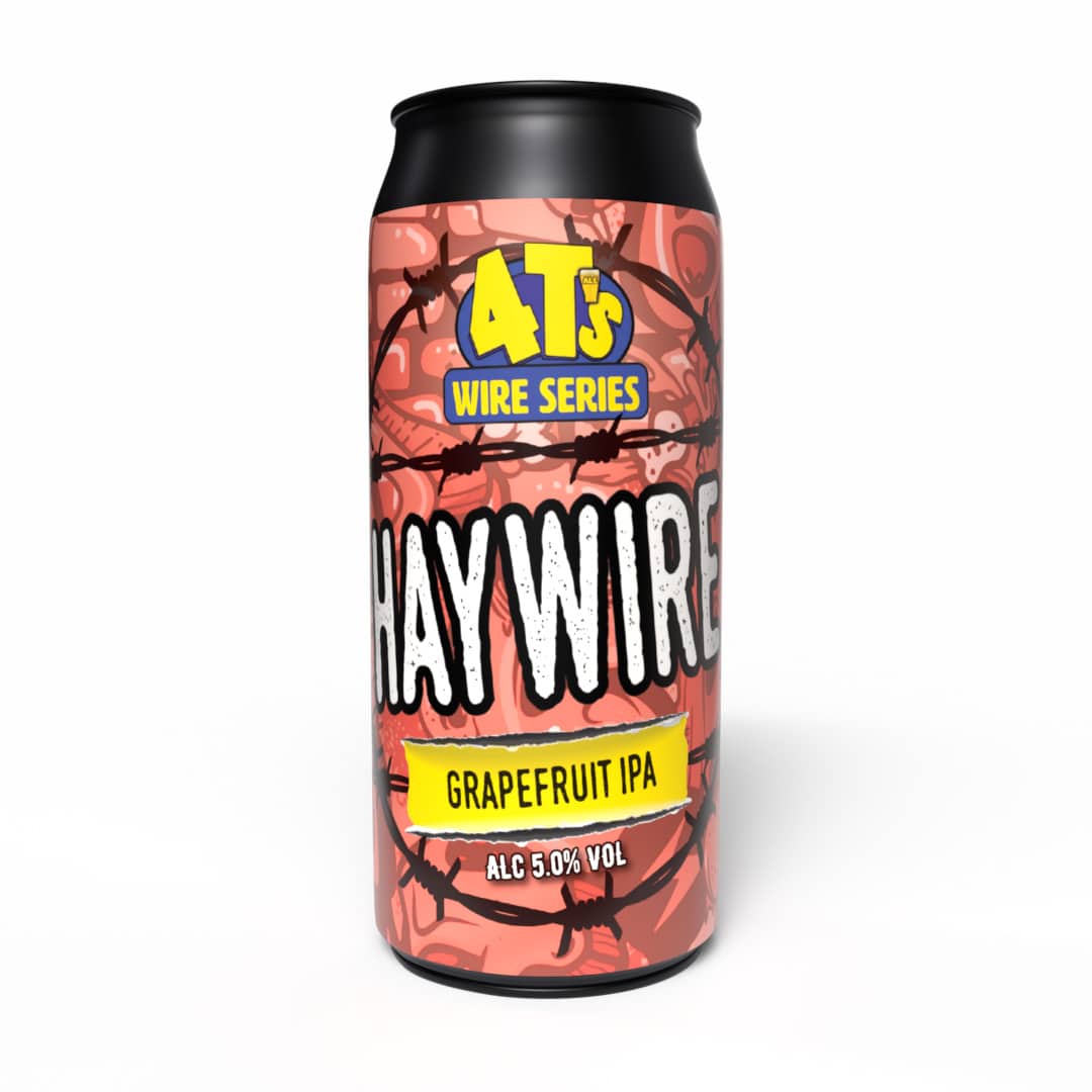 4Ts Haywire Grapefruit IPA 400ml 5.0%