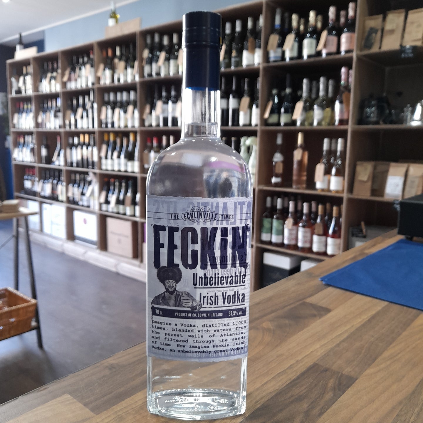 Feckin Irish Vodka 70cl 37.5%