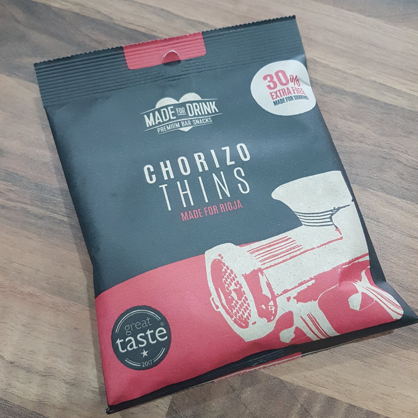 Chorizo Thins - Made for Drink 30g