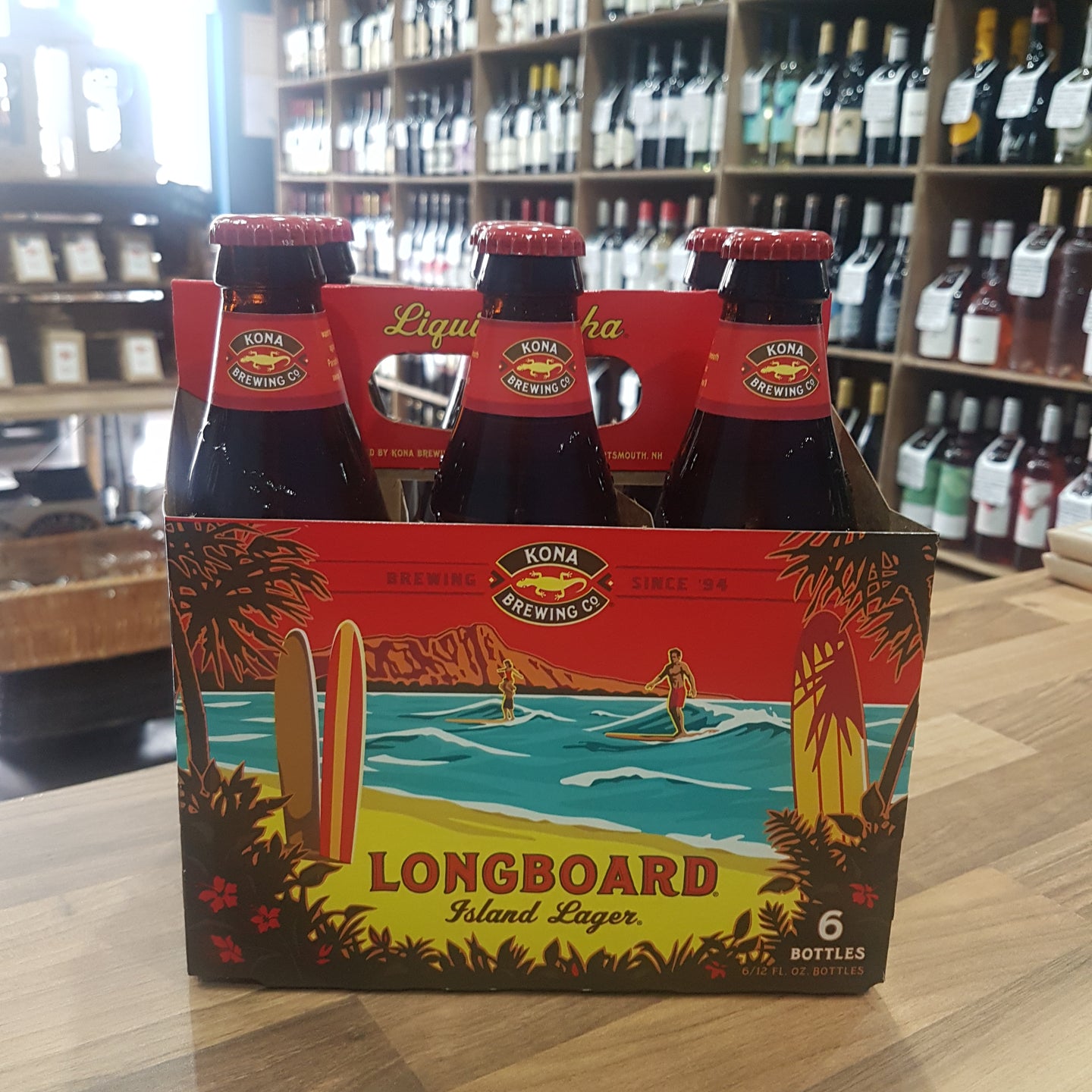 Kona Longboard Lager 6 x 35.5cl 4.6 Drinkworthy