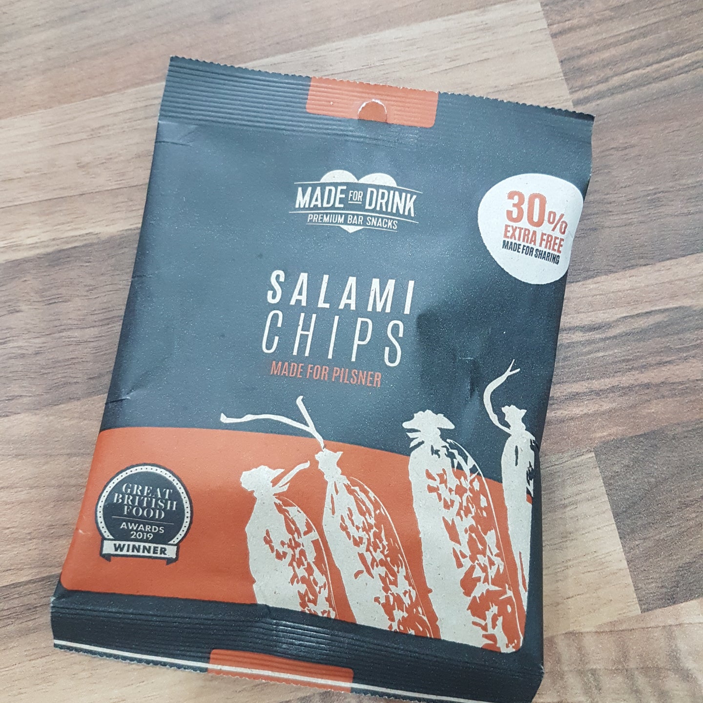 Salami Chips - Made for Drink 30g