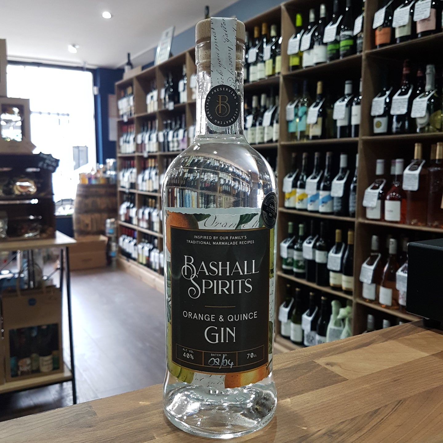 Bashall Spirits Orange and Quince Gin 70cl 40%