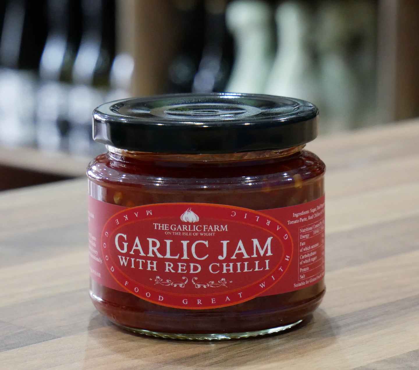 The Garlic Farm Garlic Jam with Red Chilli