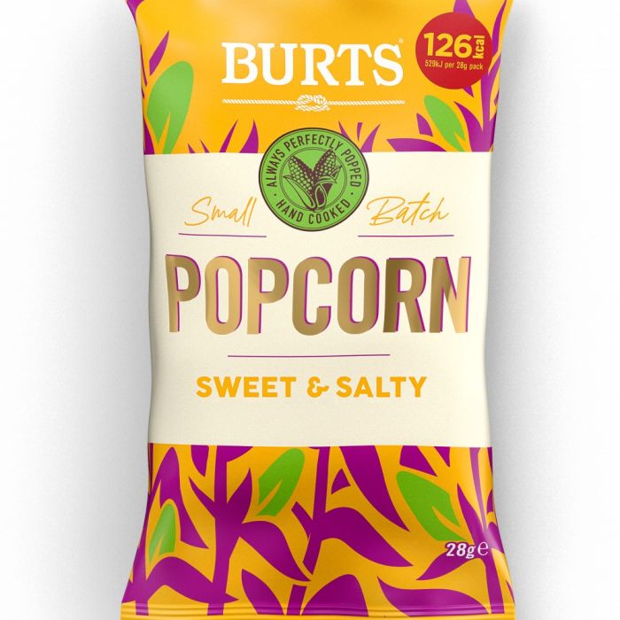 Burts Sweet and Salty Popcorn 28g