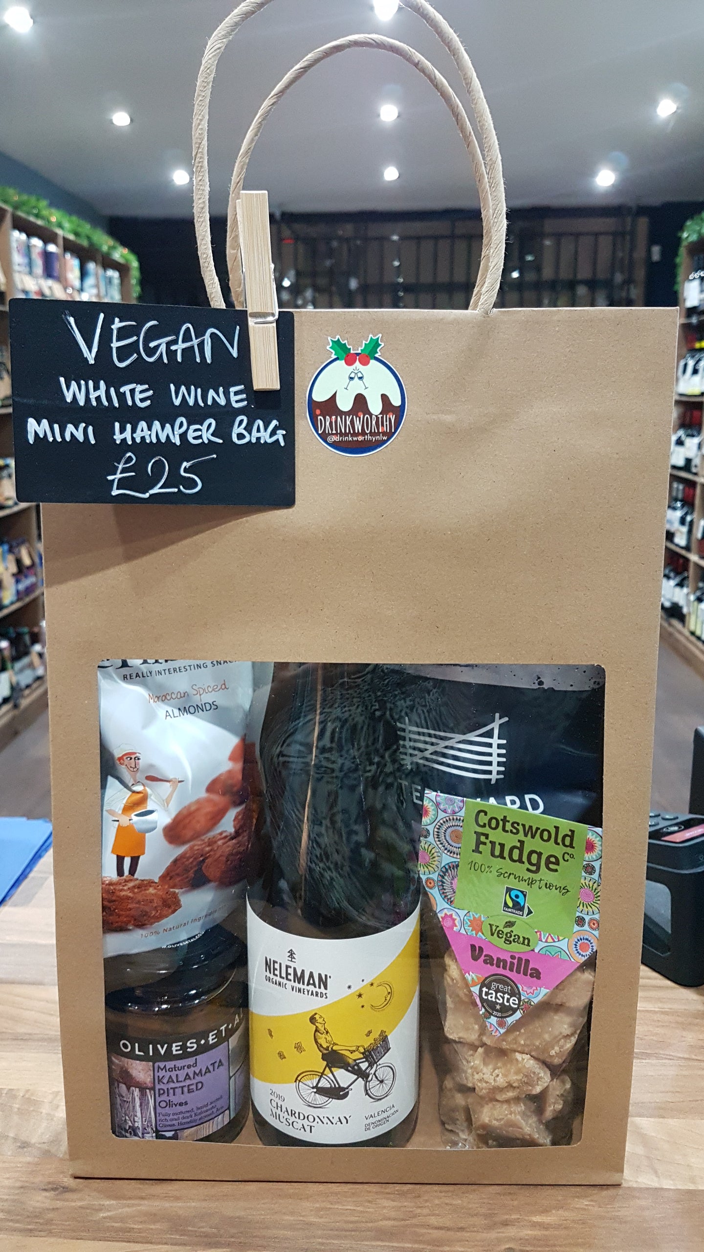 Vegan White Wine Collection Bag