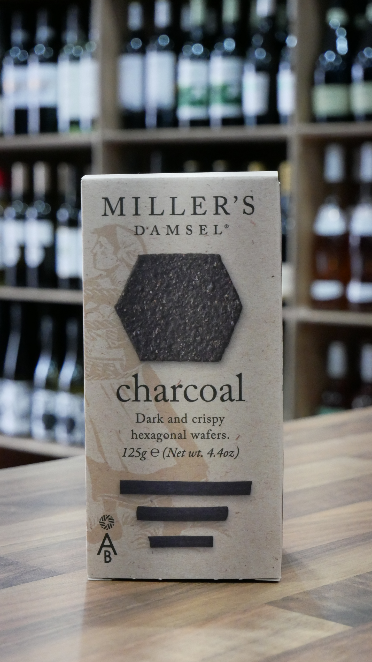 Miller's Damsel Charcoal Wafer Crackers 125g
